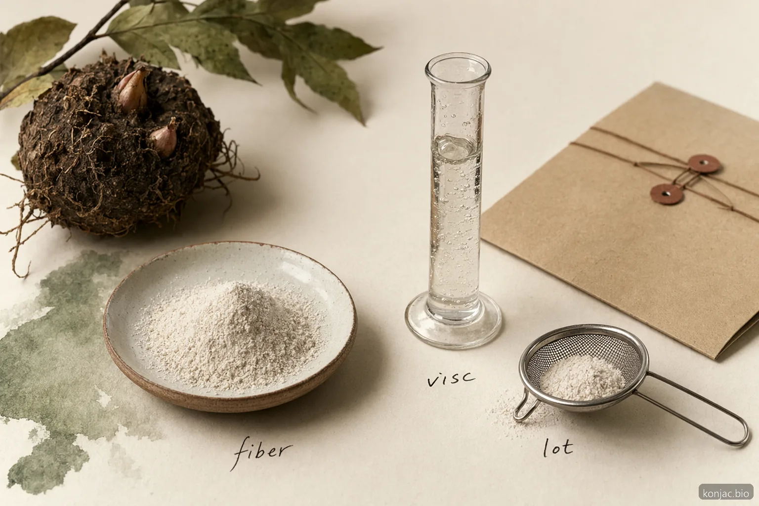 organic konjac flour quality specs center on fiber, viscosity, purity tests, and lot traceability before buying