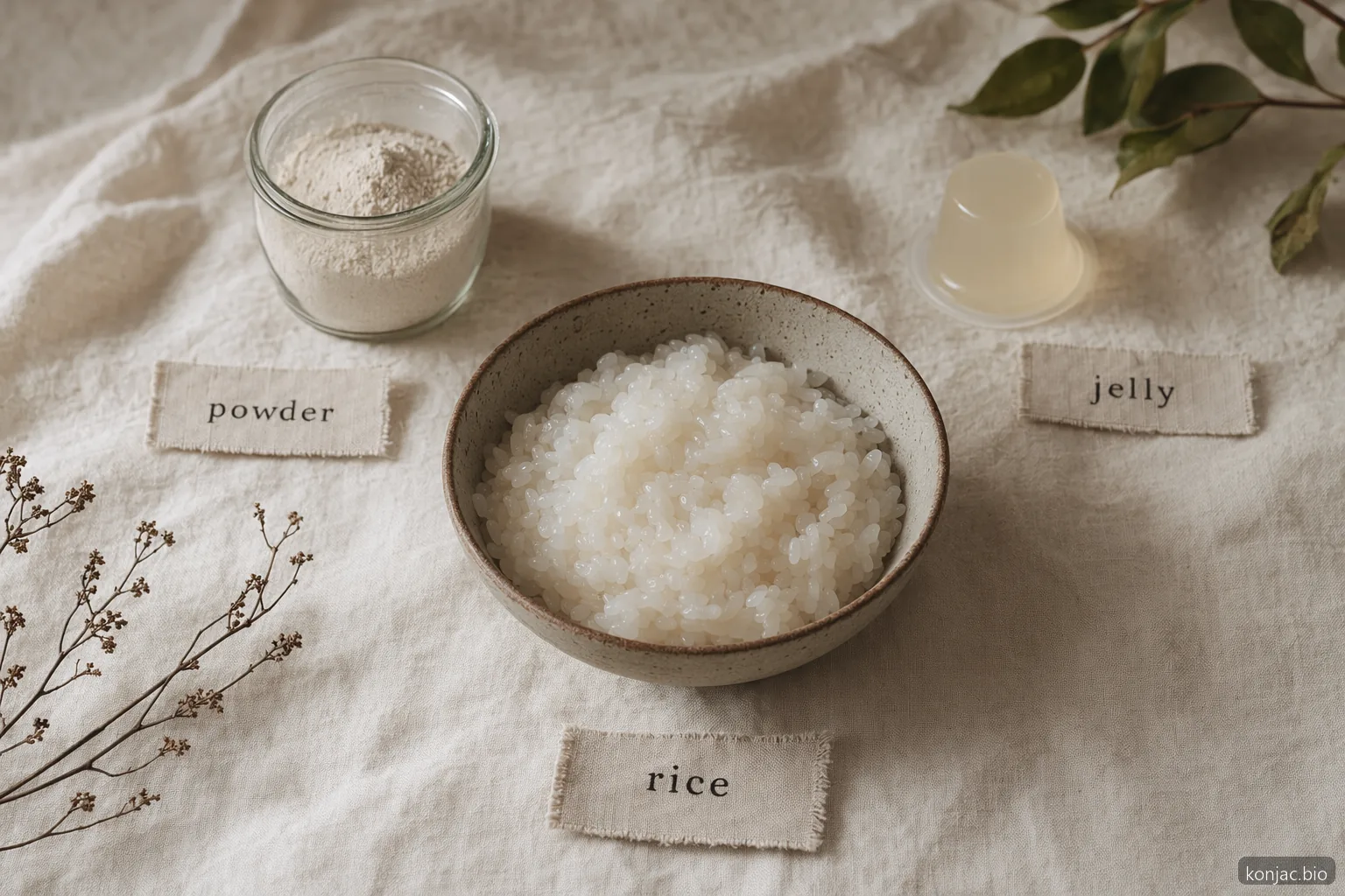 is konjac rice dangerous, hydrated rice is lower risk than dry powder or mini-cup jelly when prepared properly