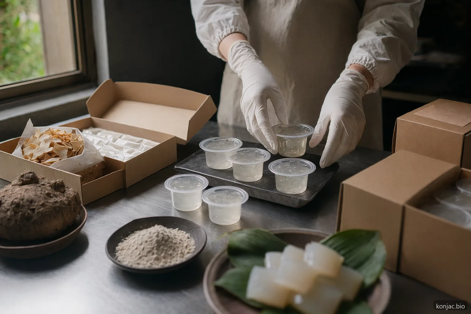 Konjac snacks sourcing depends on clean production, plain samples, and careful review before private label packaging.